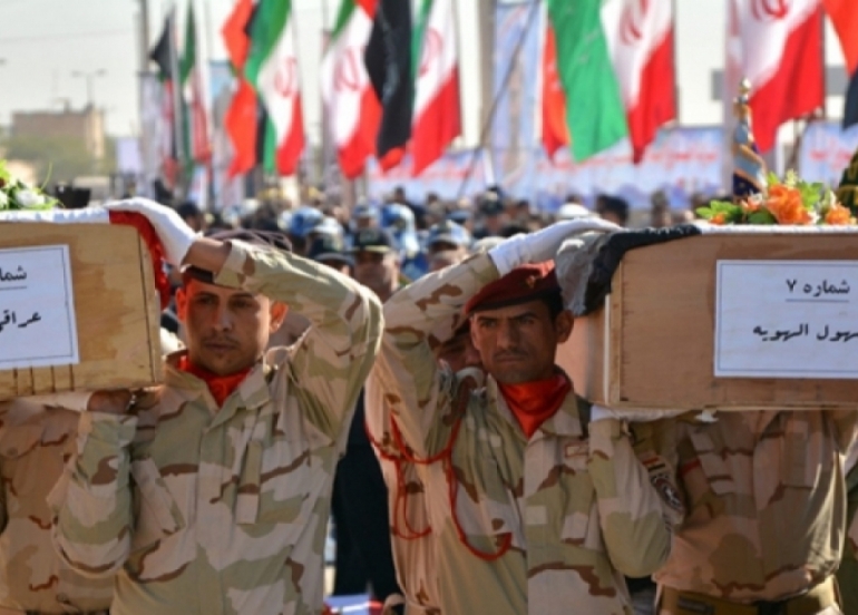 Iraq and Iran Exchange Remains of Soldiers from First Gulf War at Shalamcheh Border