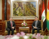 President Nechirvan Barzani meets with Chargé d'Affaires of US Embassy