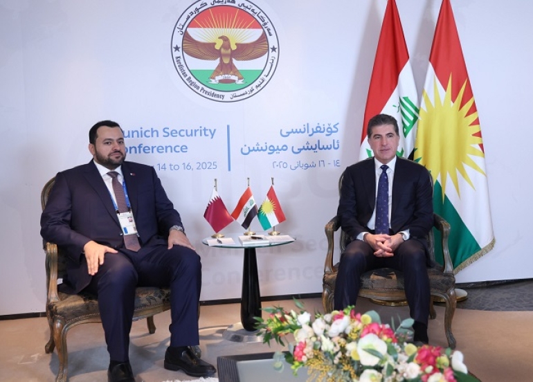 President Nechirvan Barzani Engages in Diplomatic Talks at Munich Security Conference