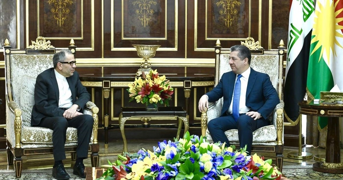 PM Barzani Meets Iranian Deputy Foreign Minister to Discuss Bilateral Relations