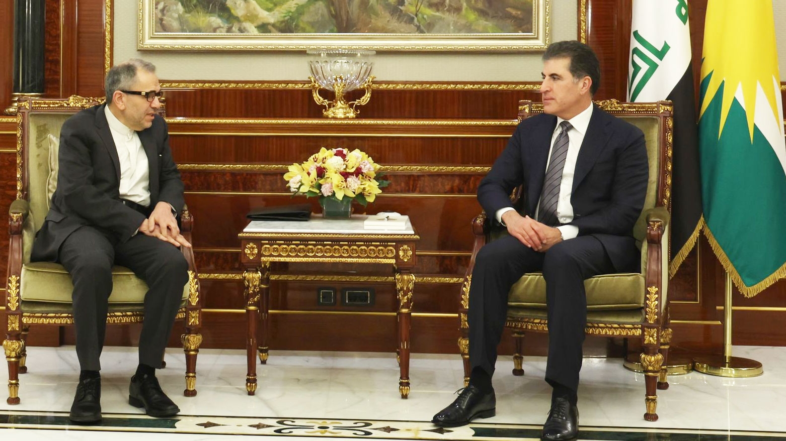 President Nechirvan Barzani and Iranian Deputy Foreign Minister Discuss Strengthening Bilateral Ties