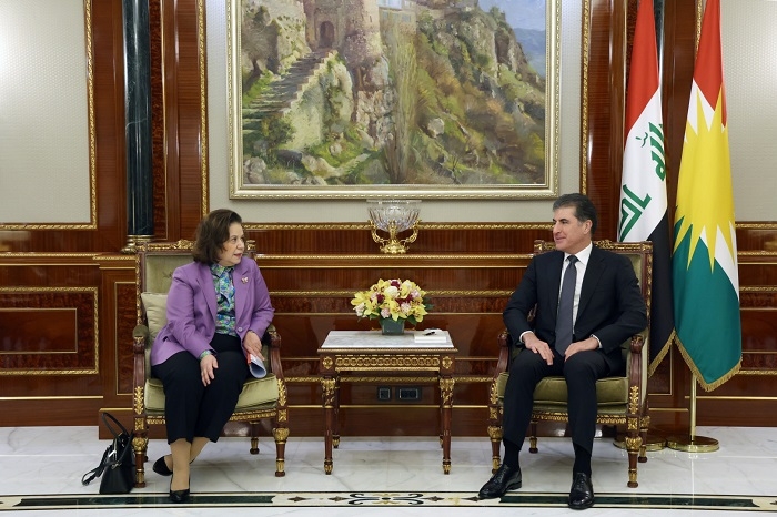 President Nechirvan Barzani meets Türkiye’s Deputy Foreign Minister