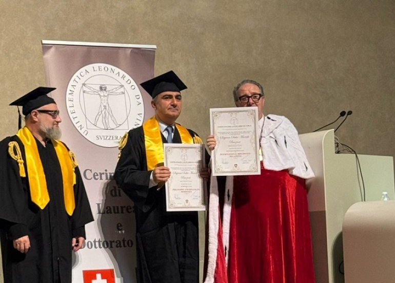 Professor Dr. Seywan Barzani Awarded Two Prestigious Academic Honors by Leonardo da Vinci University