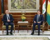 President Nechirvan Barzani expresses gratitude to the outgoing UK Ambassador