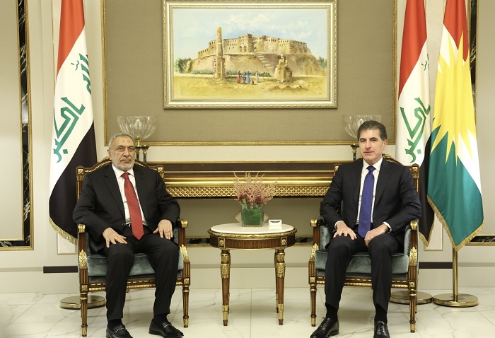 President Nechirvan Barzani meets with Speaker of Iraqi Parliament Dr. Mahmoud al-Mashhadani