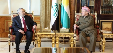 President Masoud Barzani Receives Speaker of Iraqi Parliament in Salahaddin