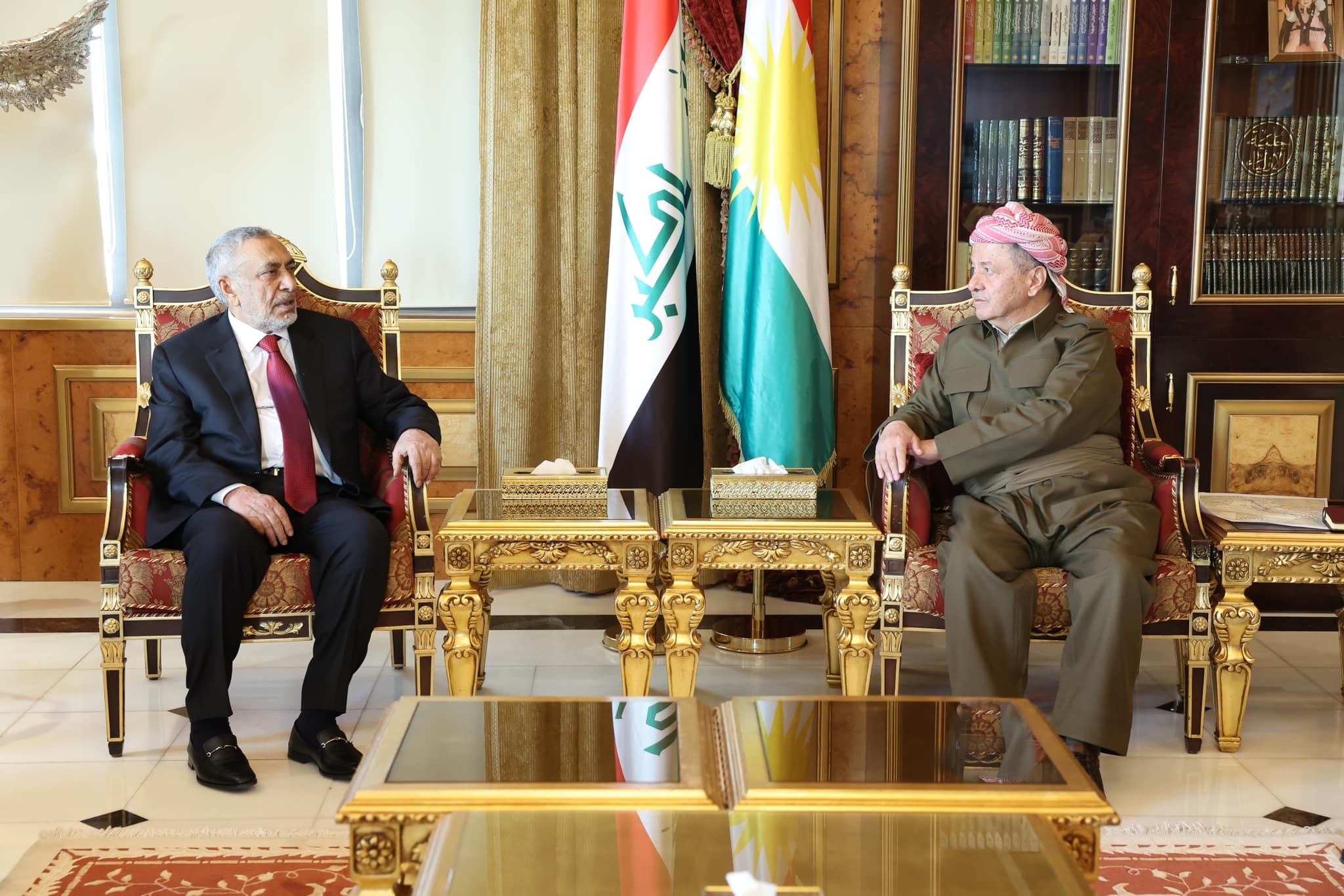 President Masoud Barzani Receives Speaker of Iraqi Parliament in Salahaddin