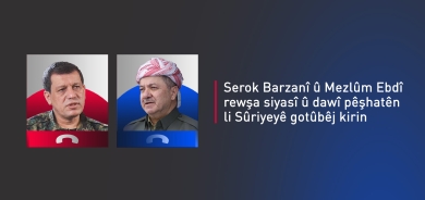 Serok Barzanî û Mezlûm Ebdî: Pêwîst e helwesta Kurdî di proseya siyasî ya Sûriyeyê de yekdeng be