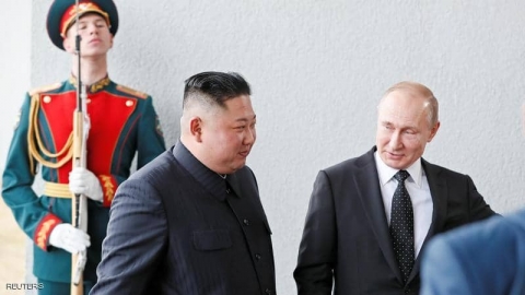  بدء القمة التاريخية بين بوتن وكيم