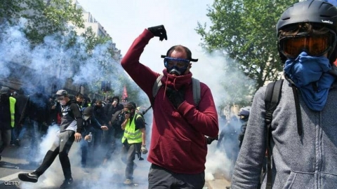 شرطة فرنسا تعتقل العشرات في مواجهات 