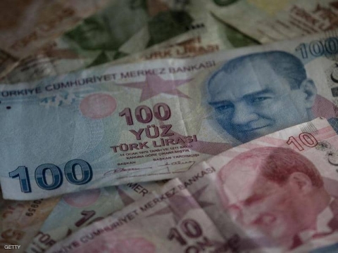 انخفاض قيمة الليرة التركية بعد 