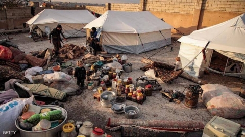فرنسا تحذر.. مخيمات النازحين شمال شرقي سوريا 