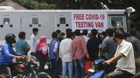 الهند.. أكثر من 1000 حالة وفاة جديدة بفيروس كورونا