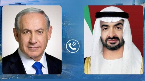 محمد بن زايد يتلقى اتصالا هاتفيا من رئيس وزراء إسرائيل