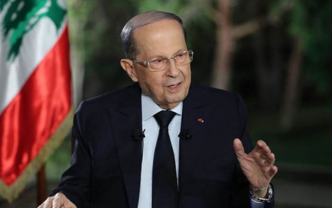الرئيس اللبناني: الأزمة السورية كلفتنا 25 مليار دولار وعلى اللاجئين العودة إلى بلادهم