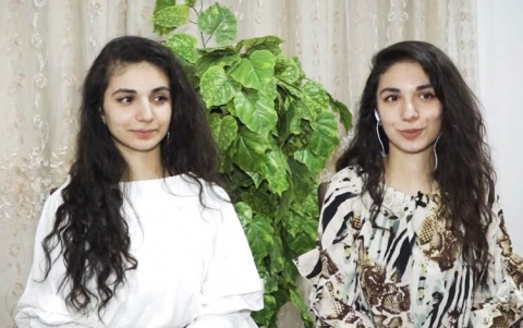 توأمتان من القامشلي تتفوقان في امتحانات الثالث الثانوي