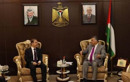 مبعوث الرئيس بارزاني وقنصل فلسطين بإقليم كوردستان يبحثان أحداث القدس