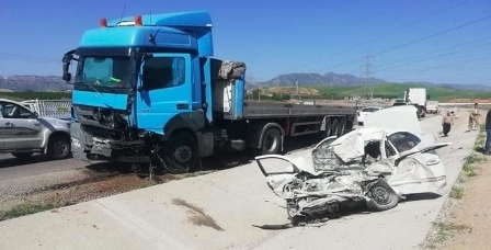  حادث سير مروع على طريق هيزوب - رانية