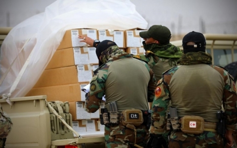 ذخائر بأكثر من مليون ونصف المليون دولار من التحالف لقوات الامن العراقية