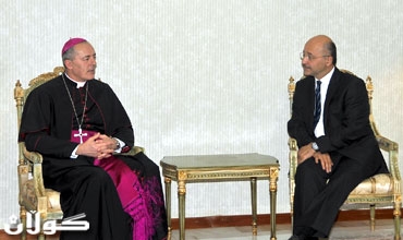 رئيس حكومة إقليم كوردستان يستقبل سفير الفاتيكان في العراق والأردن