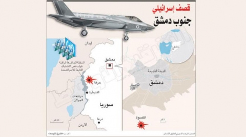 قصف إسرائيلي على «مخازن صواريخ إيرانية» جنوب سوريا