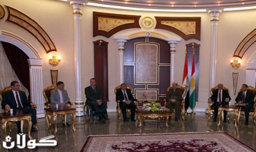 رئيس إقليم كوردستان يجتمع مع ممثلي الدول العربية والإسلامية والأجنبية لدى إقليم كوردستان