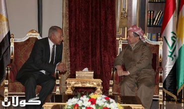 رئيس إقليم كوردستان يستقبل وزير خارجية جمهورية مصر العربية
