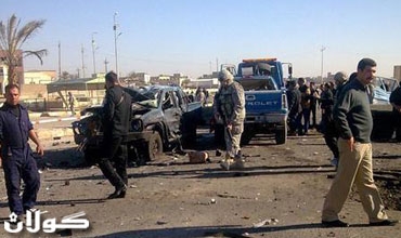 مقتل قائد بالشرطة في هجوم بالموصل نفذه انتحاريون