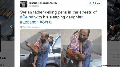 Pen-selling Syrian refugee crowdfunded