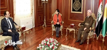 President Barzani Meets Turkish Kurdish Politicians Layla Zana & Osman Baydemir