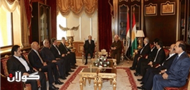 President Barzani Meets President of Syrian National Coalition