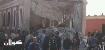 Bomb blast strikes military building north of Cairo