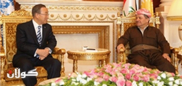 President Barzani Meets UN Secretary General Ban Ki Moon