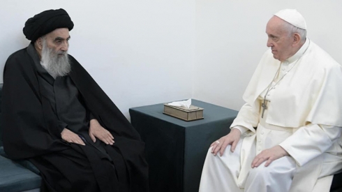 Papa Francis û Elî Sîstanî hevdîtin pêk anîn