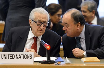 Brahimi's Palestinian deputy Kidwa leaves Syria talks team