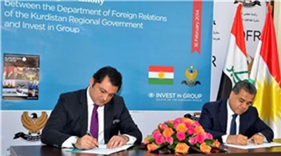 DFR signs MoU with Invest In Group for ‘Kurdistan Review 2014’