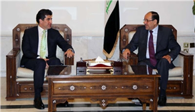 Kurdistan Delegation meets Maliki in Baghdad