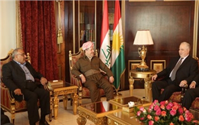 President Barzani Meets Adil Abdulmahdi and Ahmad Chalabi