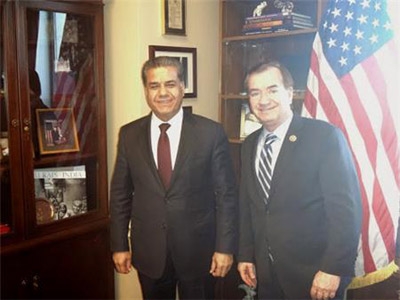KRG Foreign Relations Minister highlights progress and challenges to members of US Congress