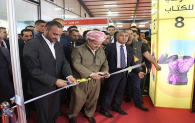 President Barzani attends the opening of international book fair in Erbil