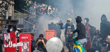 Brazil protesters disrupt Rio military parade