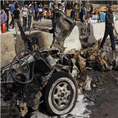 Four car bombs exploaded in Baghdad