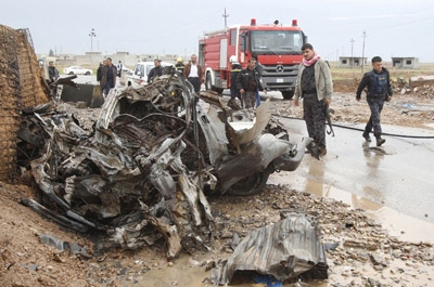 Deadly car bombings hit northern Iraq 