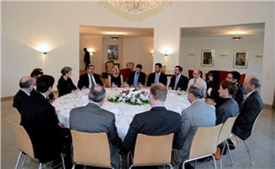 Foreign Minister Discusses Elections Developments with European Ambassadors