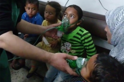 Syrian regime accused of chlorine gas attacks 