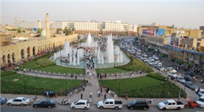 Erbil stops cars for 5 minutes to celebrate Environment Day in Kurdistan