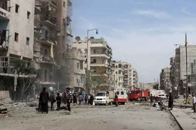Air strikes kill dozens in Syria's Aleppo: monitor group