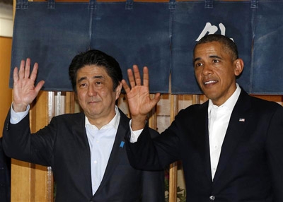 Obama seeks to ease Asian allies' doubts during visit to Japan