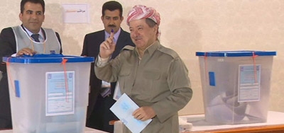 President Barzani Cast His Vote 