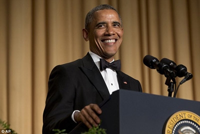 Obamacare butt of president’s jokes at White House correspondents' dinner